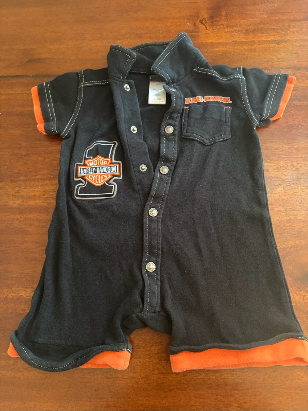Harley Davidson Baby Outfit 18 Months